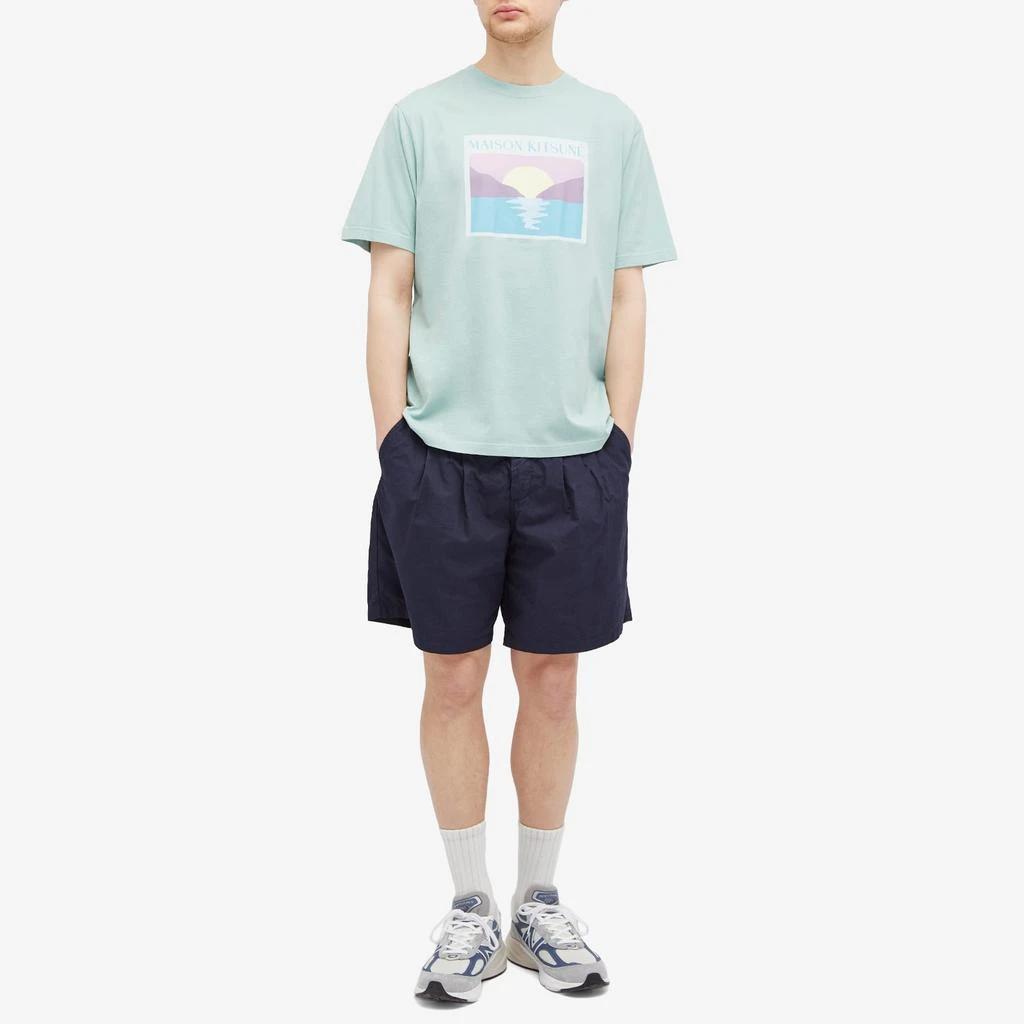 Maison Kitsune Maison Kitsuné Sunset Postcard Comfort T-Shirt 4