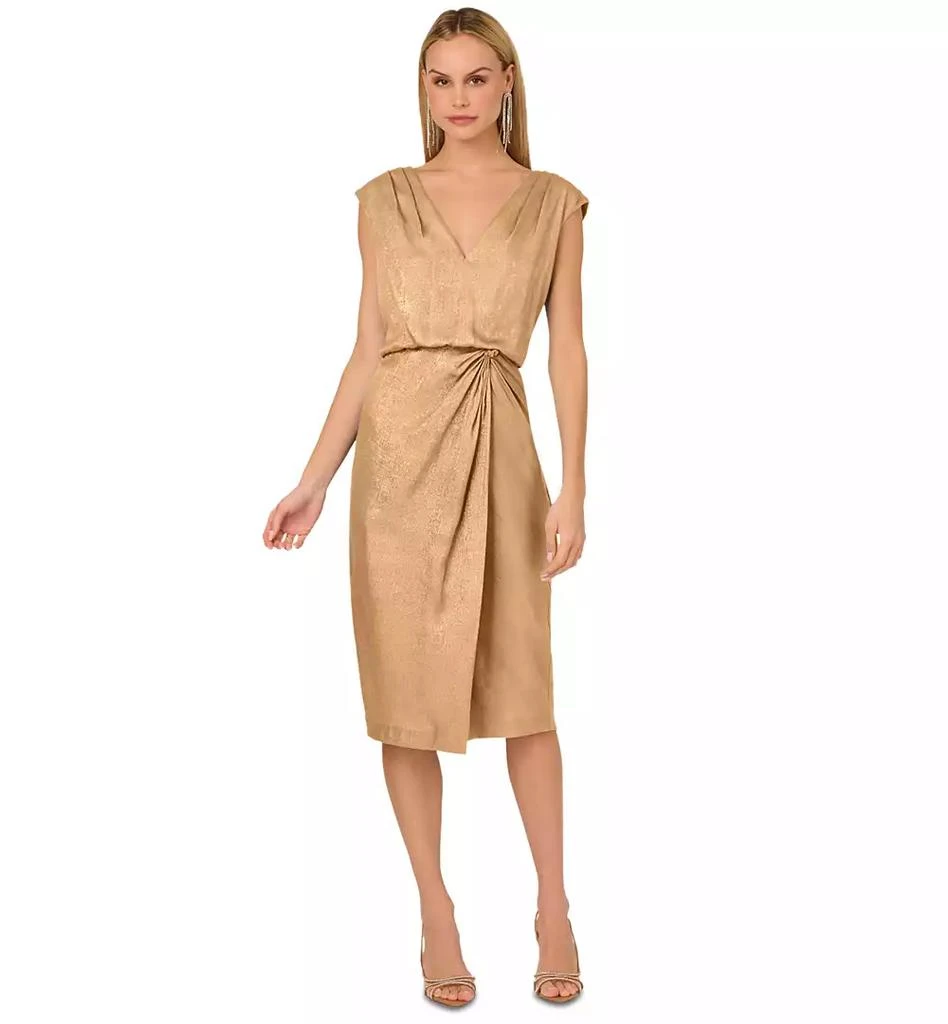 Adrianna Women
s Foil Woven Midi Dress 2
