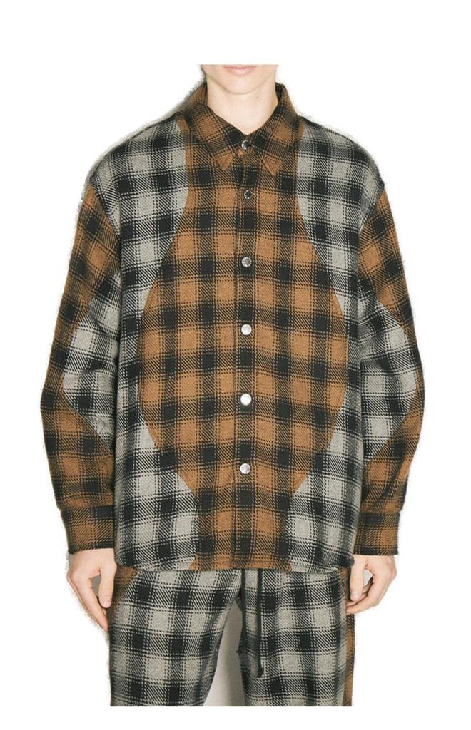 Song for the Mute Song For The Mute Tartan Check Shirt Jacket