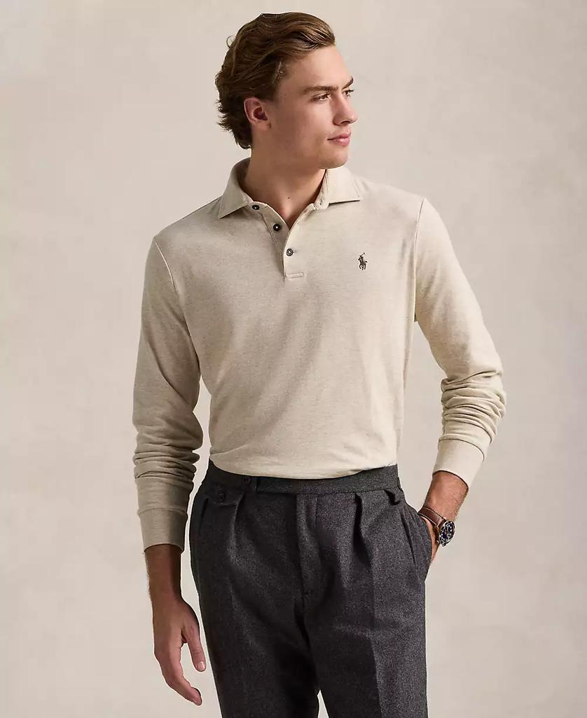 Ralph Lauren Men's Luxury Jersey Polo-Collar Pullover