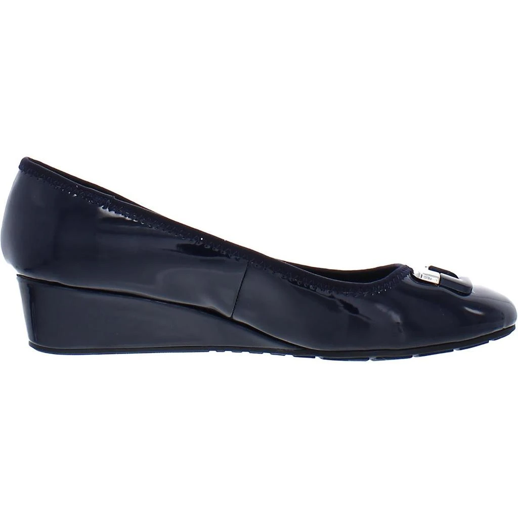 Bandolino Tad 3 Womens Patent Round Toe Wedge Heels 3