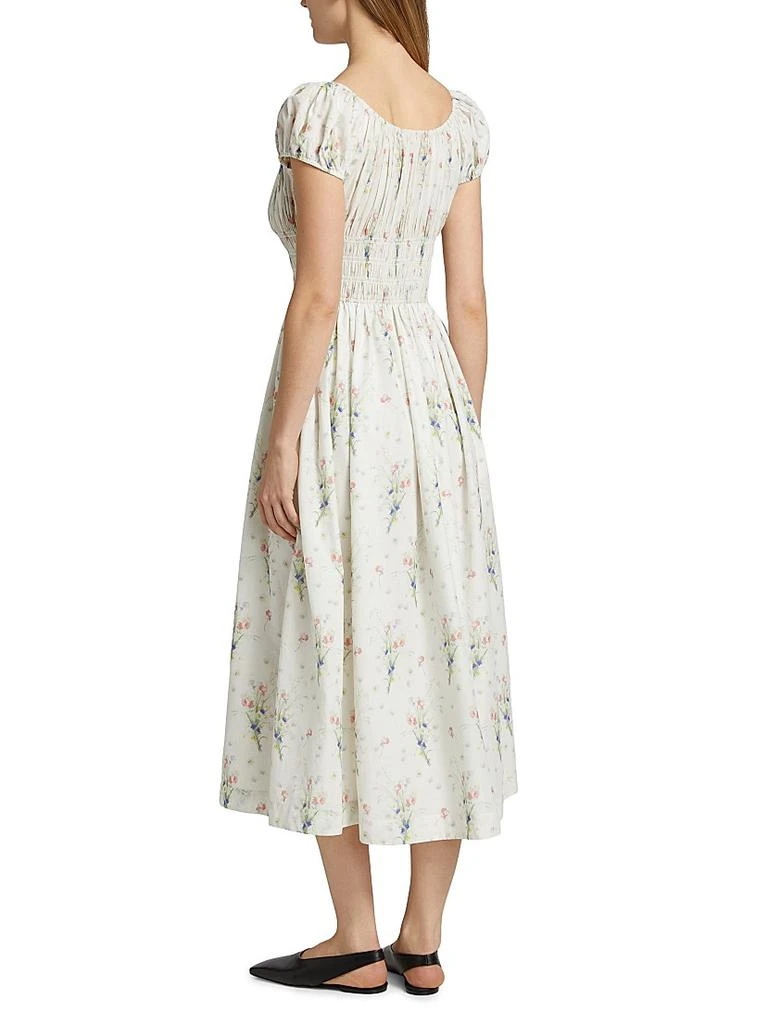 DÔEN Quinley Floral Cotton Midi-Dress 5