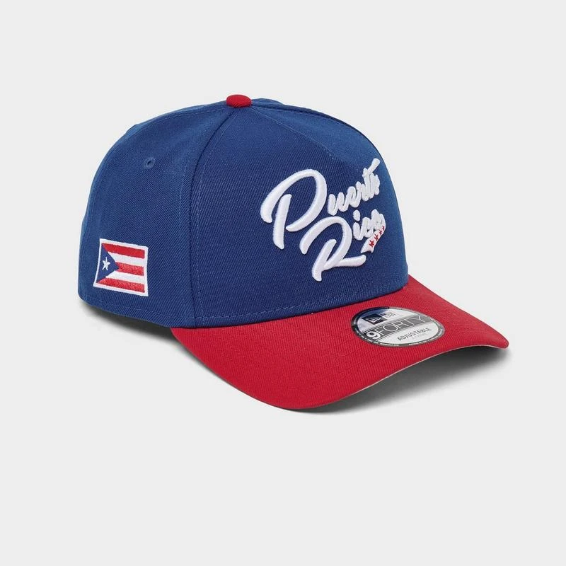 New Era New Era Puerto Rico 9FORTY Snapback Hat 1