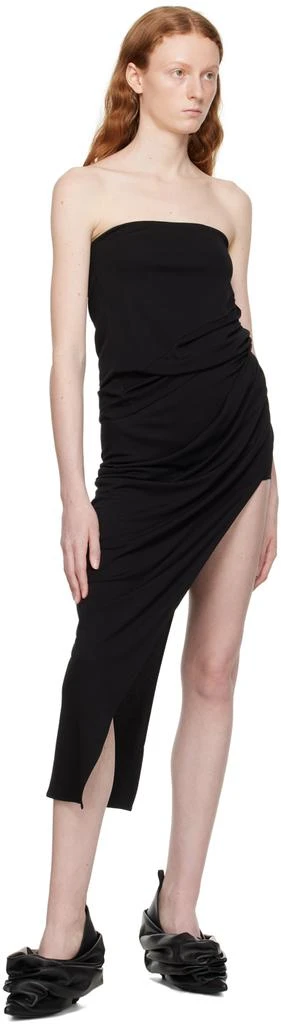 Helmut Lang Black Asymmetric Maxi Skirt 4