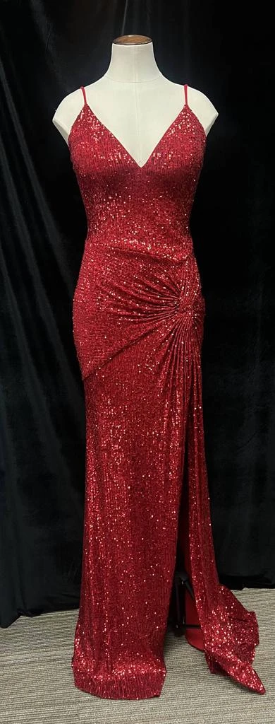 sequin retro dress BABEYOND 1920s Mermaid Sequin Peacock Maxi Gown, Prom Dress for 20s Theme Gatsby Party, Dark Green / Gold, Size XS