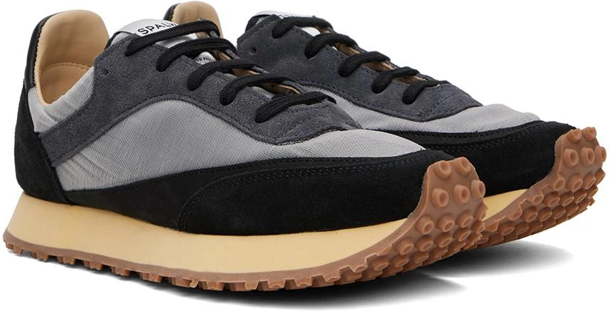 Spalwart Black & Gray Tempo Low Transparent Sneakers 4