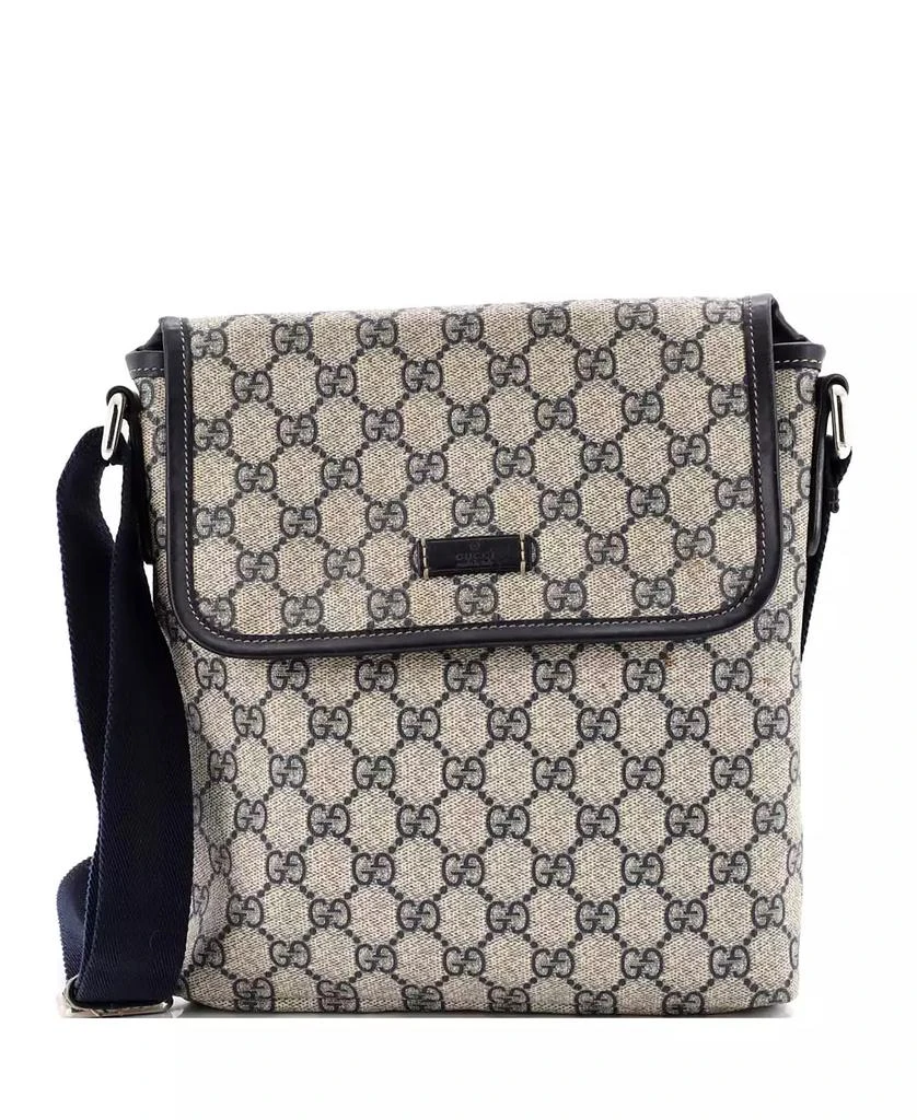 Pre-Owned Gucci Small Flap Messenger GG Coated Canvas