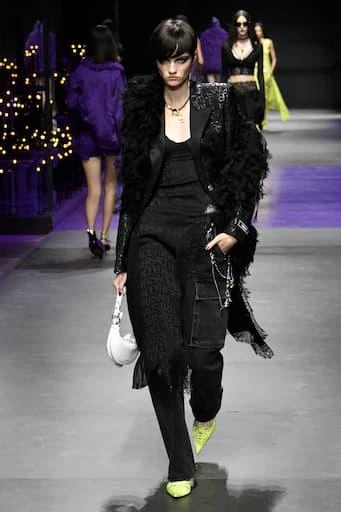 Versace Repeat Mini leather shoulder bag 7