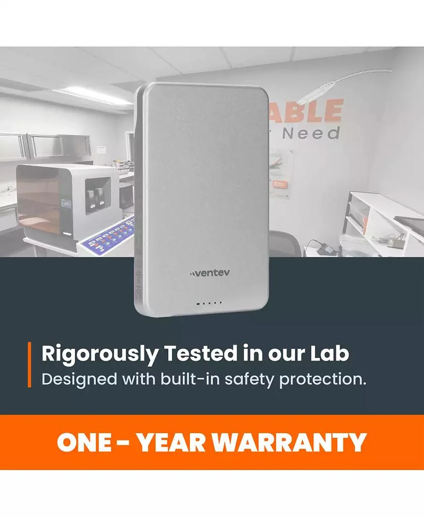 Ventev 5K mAh Qi2 Wireless ULTRAFAST Portable Magnetic Battery 9