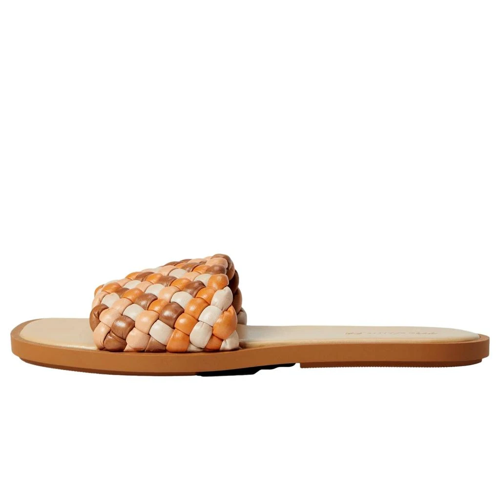 Madewell Nora Puffy Woven Slide Multi-Mulled Cider Multi  NF179-957 Women
s