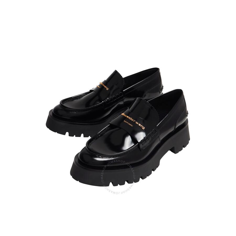 Alexander Wang Carter Lug Leather Loafers