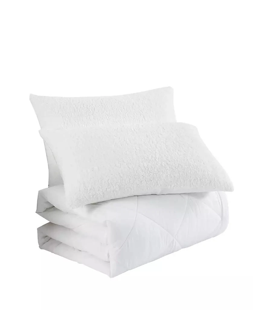 Videri Home CLOSEOUT! Cozy Sherpa 3 Piece Comforter Set 3