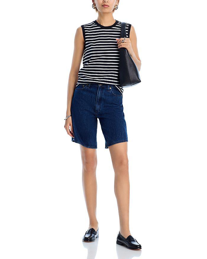 ATM Anthony Thomas Melillo Striped Sleeveless Jersey Top