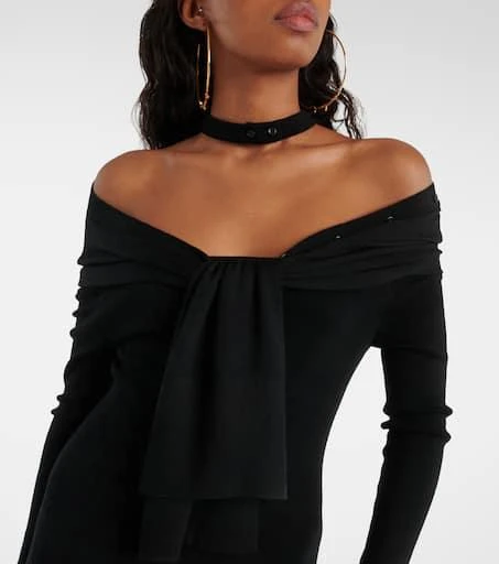 Jacquemus La robe Doble wool-blend midi dress 4