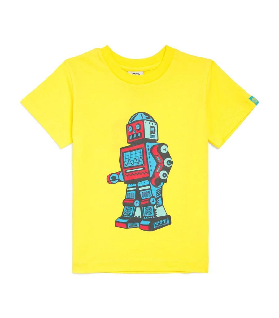 Billionaire Boys Club Cotton Walking Robot T-Shirt (4-14 Years) 1