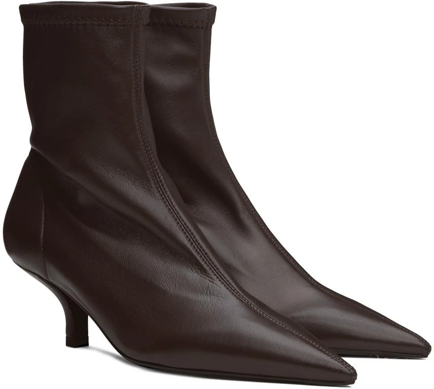 Totême Brown 'The Heeled Sock' Boots 4