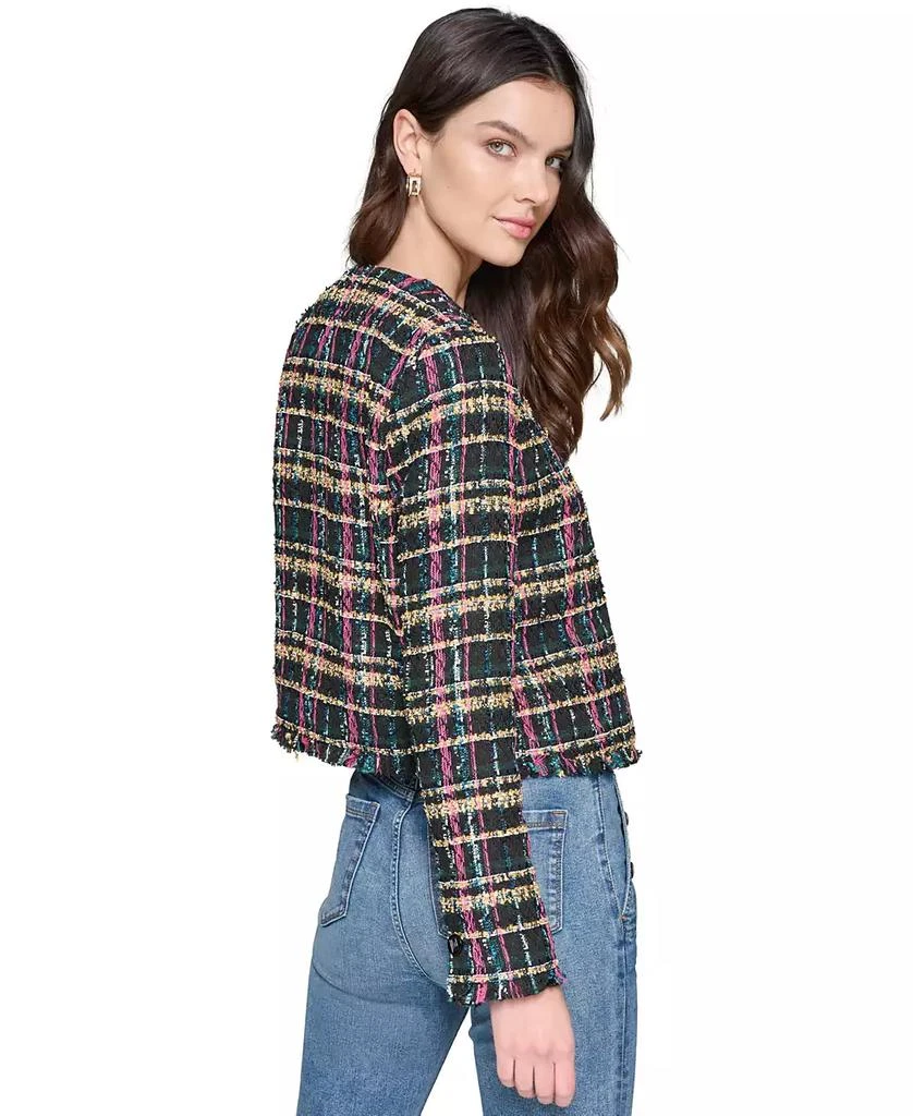 Karl Lagerfeld Paris Women's Tweed Jacket 2