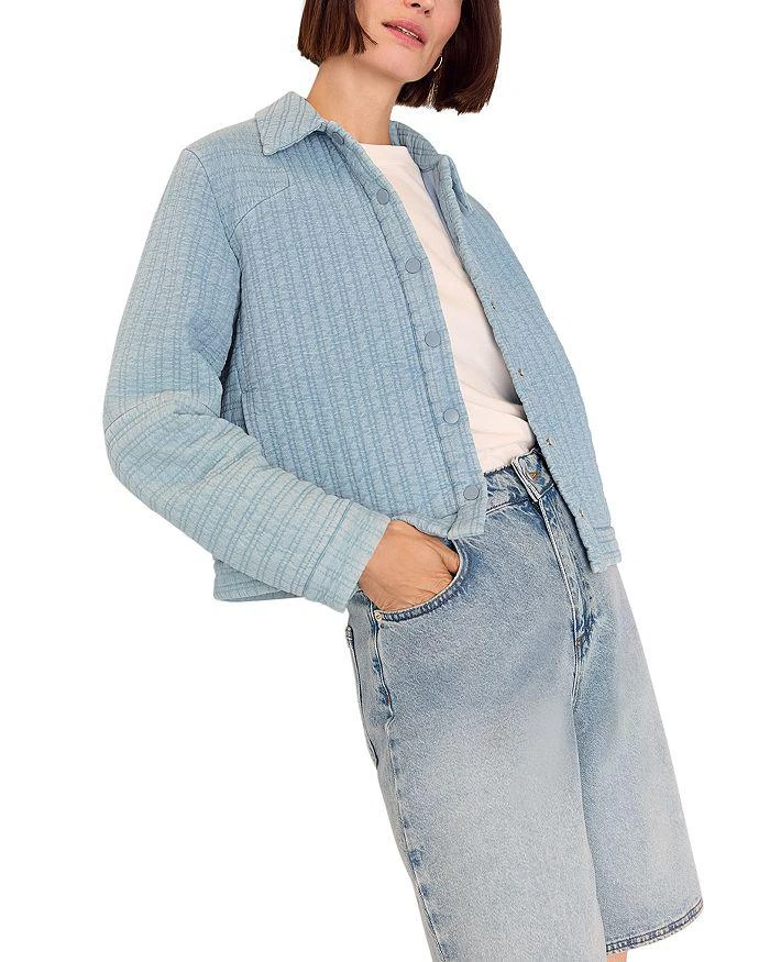 Whistles Quilted Chambray Jacket
