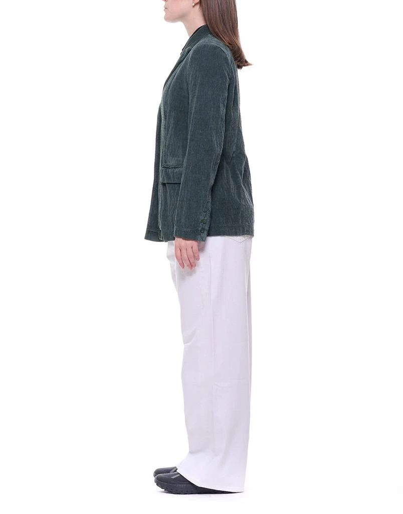 TRANSIT Single-Breasted Green Cotton Corduroy Blazer 4