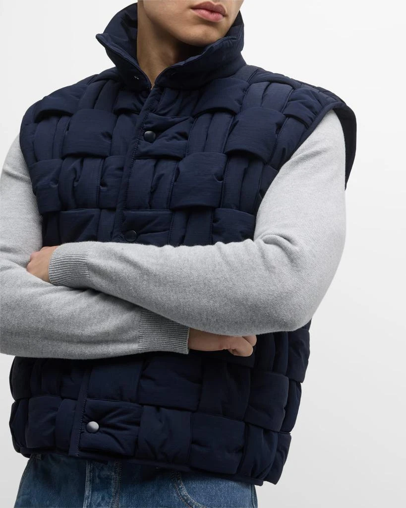 Bottega Veneta Men's Nylon Woven Vest 7