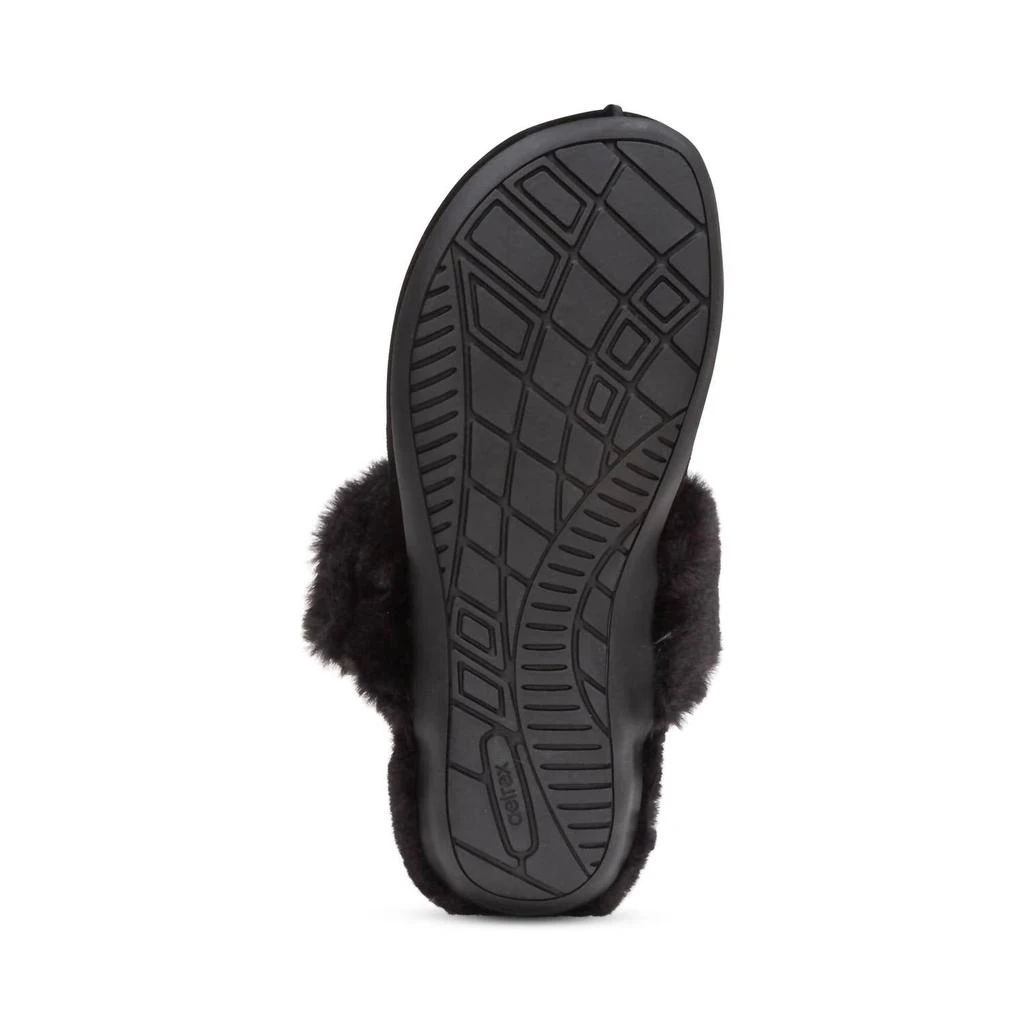 Aetrex Arianna Arch Support Slipper In Black 4