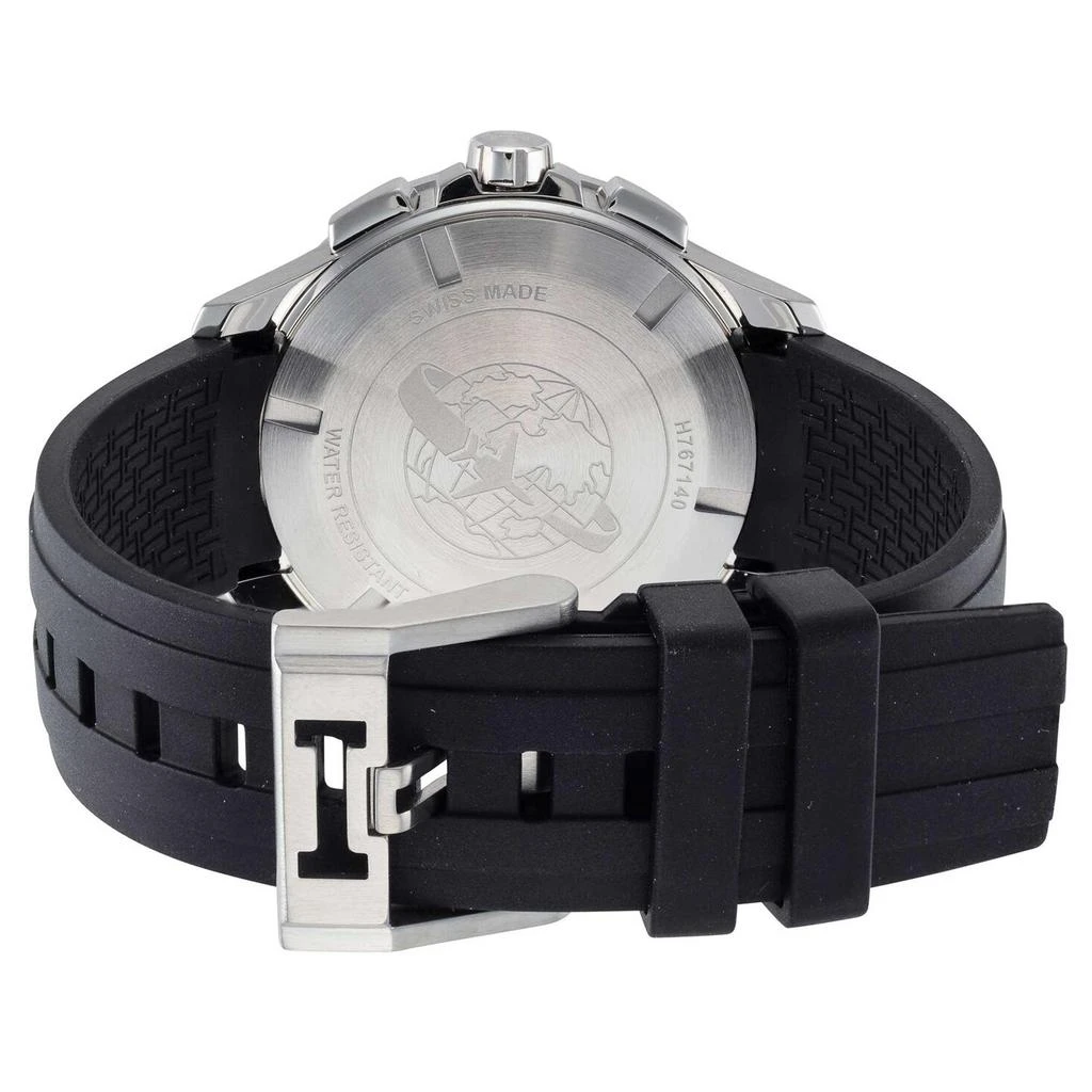 Hamilton Hamilton Men's Watch - Khaki Aviation Chrono Black Dial Rubber Strap | H76714335 3