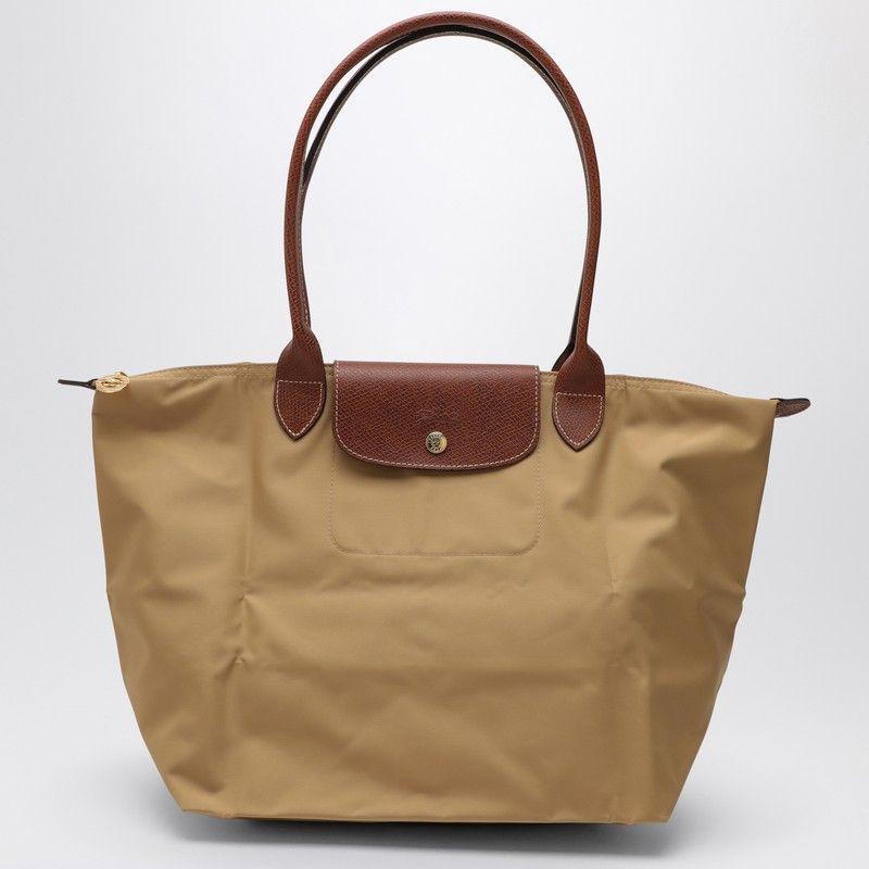 Shop CHAMOIS COLOURED LE PLIAGE ORIGINAL L BAG on Sale at