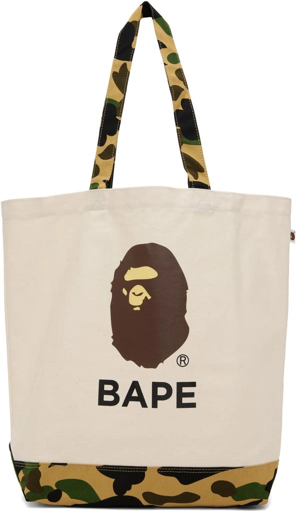 Bape Off-White 1st Camo Ape Head Tote 1