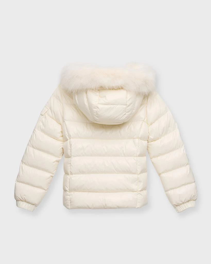 Moncler Kids Bady Faux Fur Quilted Jacket, Size 4-6 2