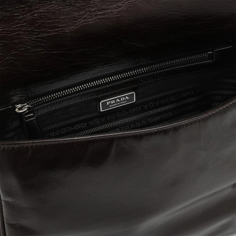 Prada Brown shoulder bag with flap 5