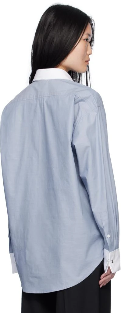 FILIPPA K Blue Cotton Tuxedo Shirt 3