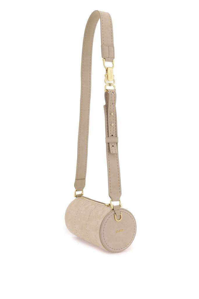 MAX MARA suede leather crossbody bag