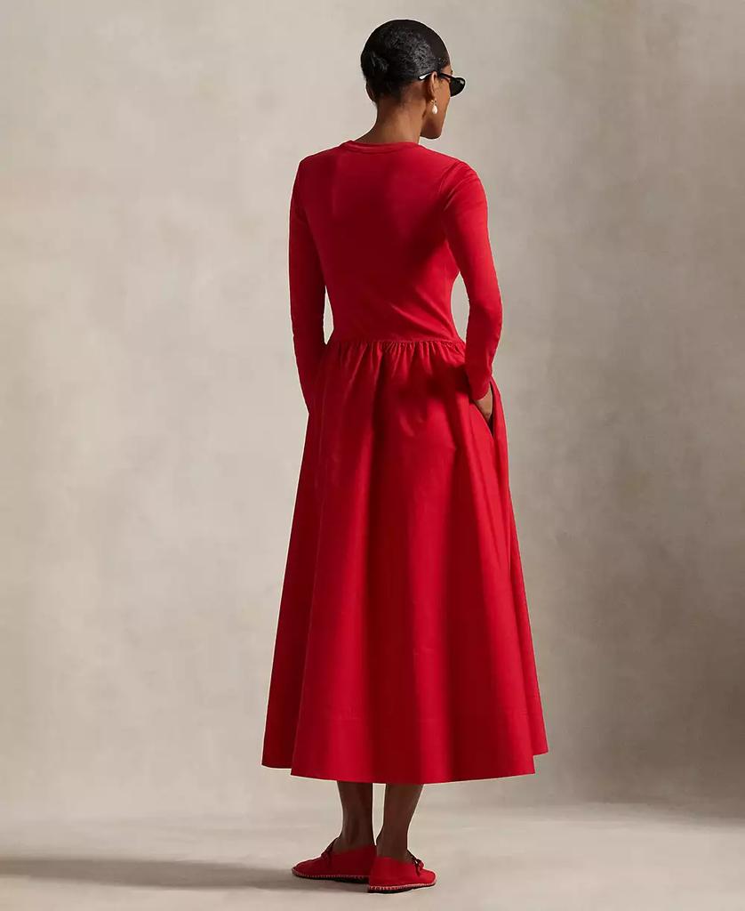 Ralph Lauren Women's Cotton Long-Sleeve Dress