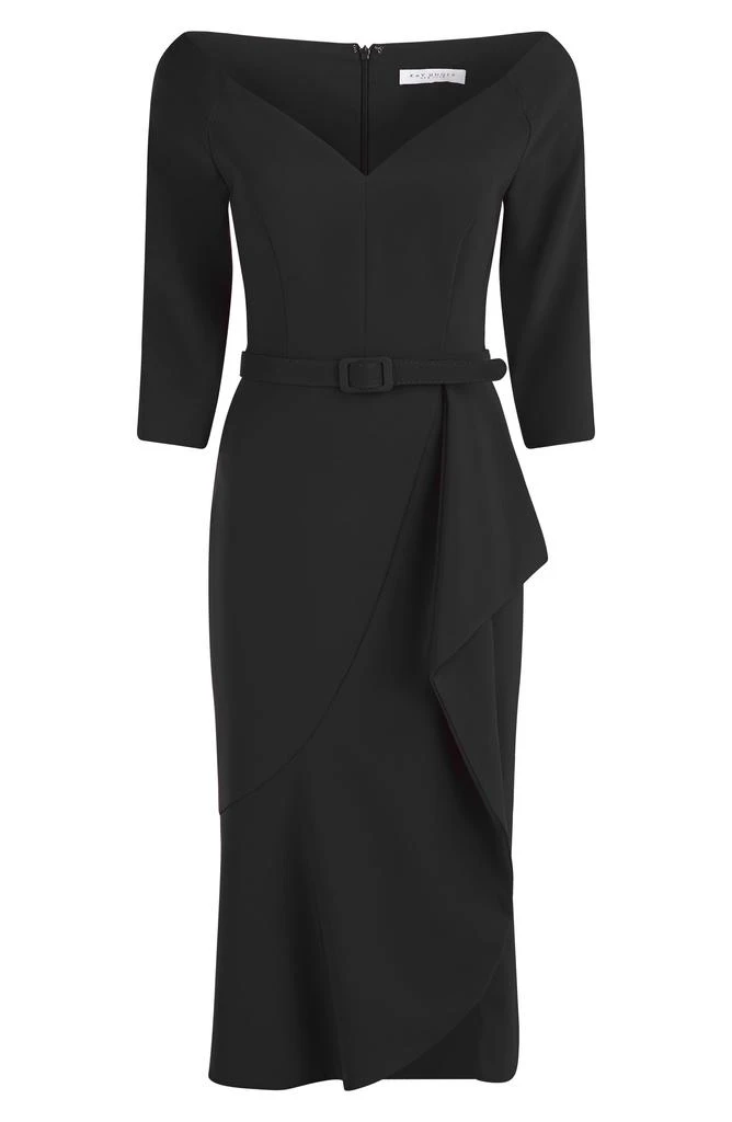 Kay Unger Izzy Belted Cocktail Dress 5