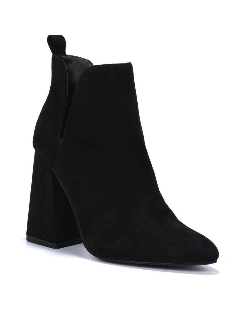 Cape Robbin Blythe Womens Pointed Toe Pull On Ankle Boots 1