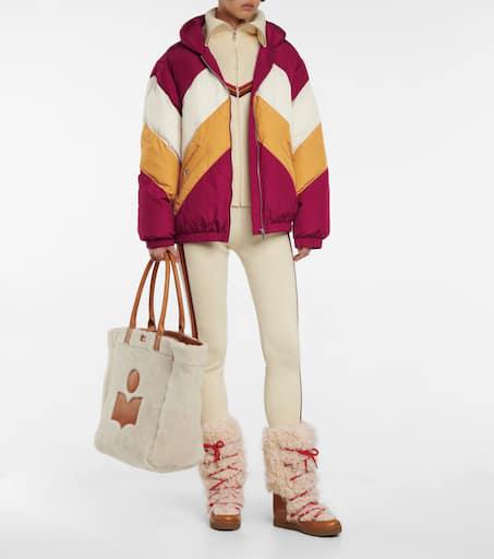 Isabel Marant Bacelia colorblocked puffer jacket