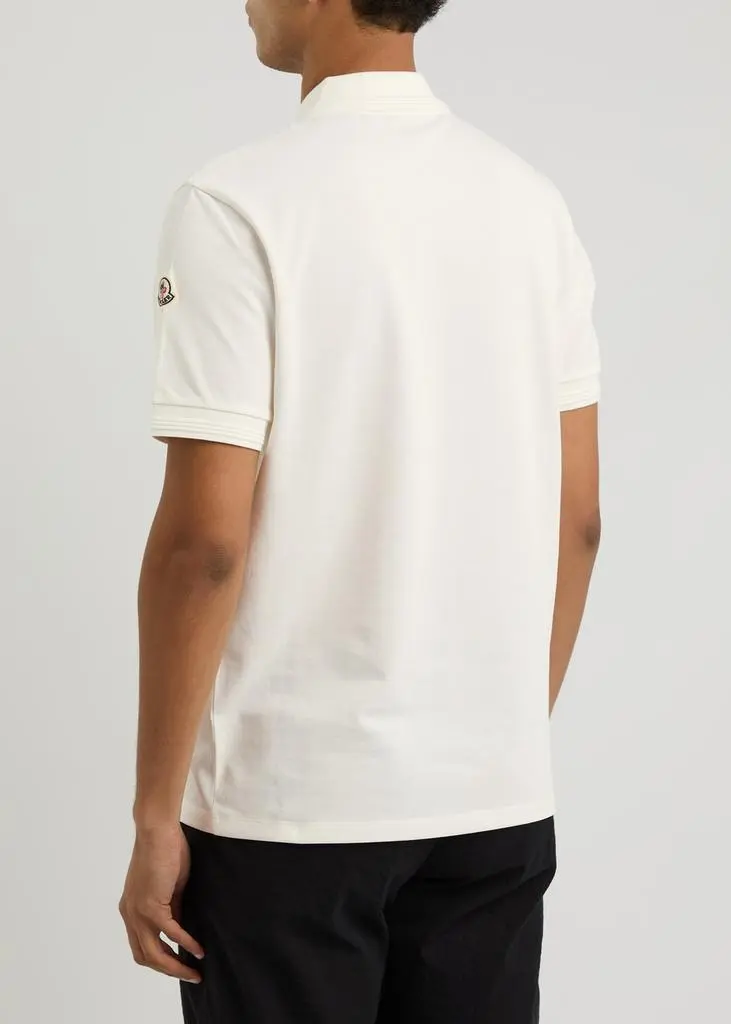 Moncler Half-zip piqué cotton shirt 3