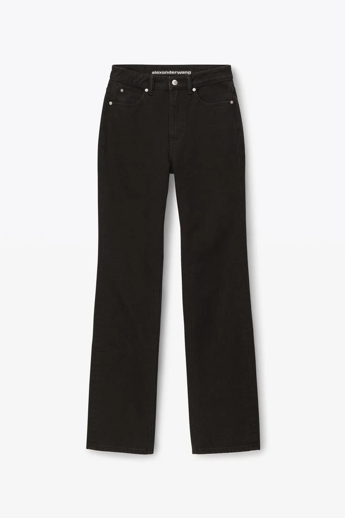Alexander Wang fly high-rise stacked jeans 2