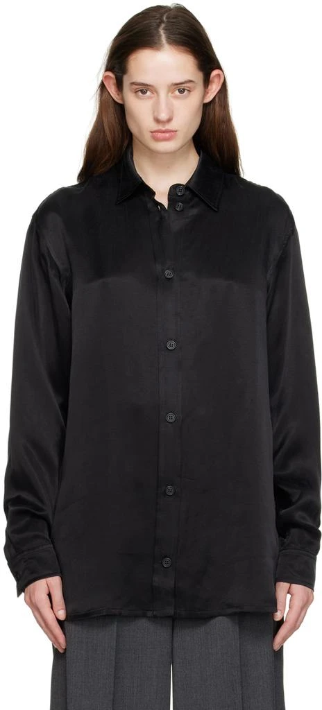 Han Kjobenhavn Black Boyfriend Shirt 1