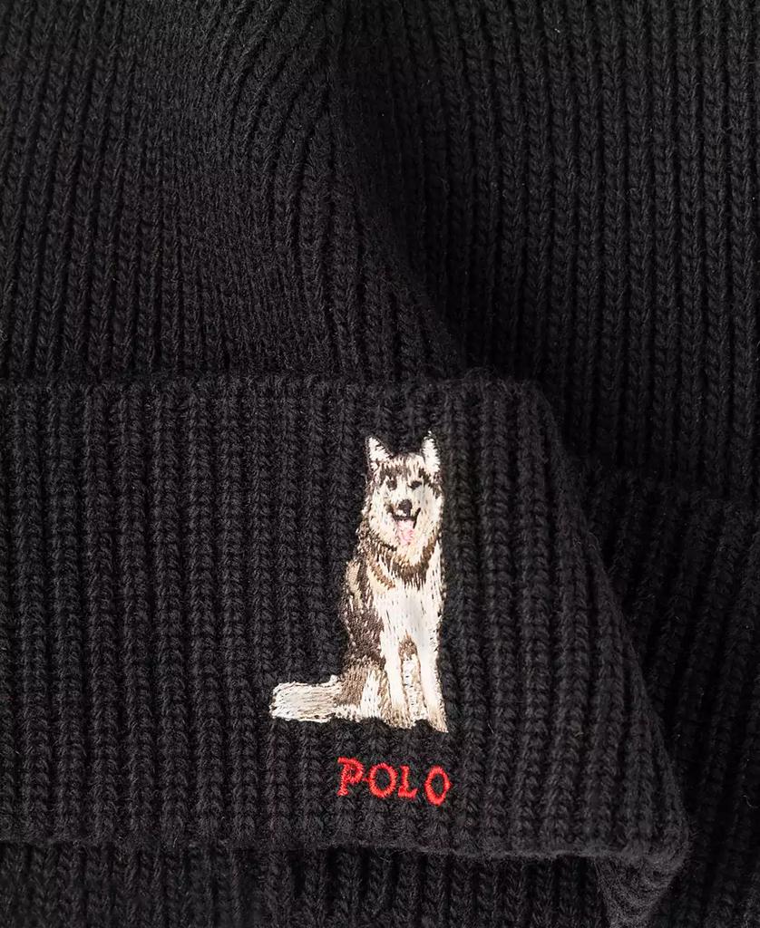 Ralph Lauren Men's Husky Dog Beanie