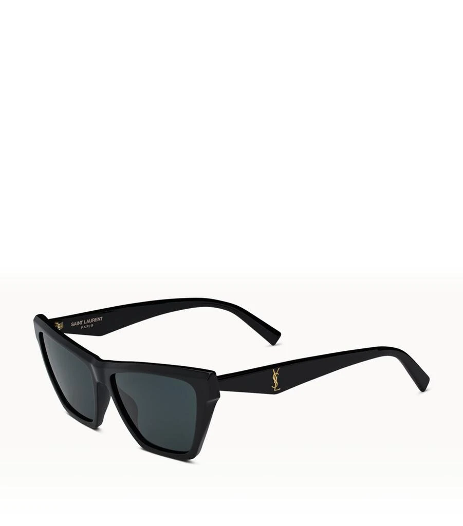 Yves Saint Laurent Rectangular Cat Eye Sunglasses 1