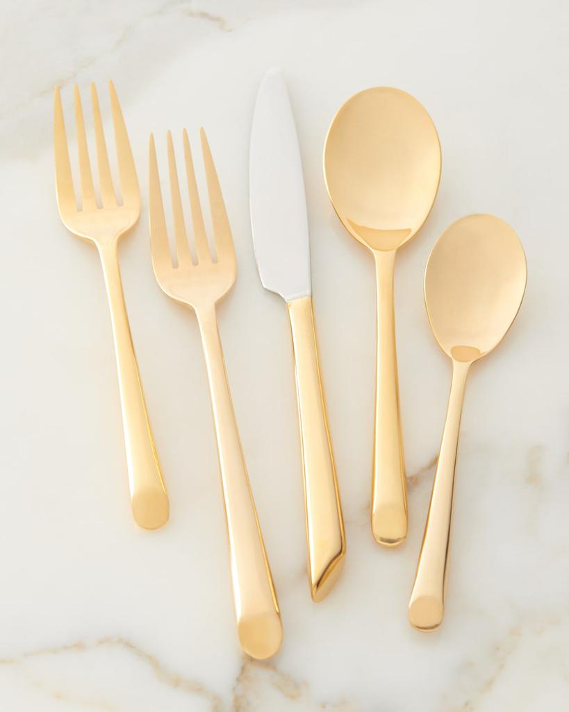 Towle Silversmiths 20-Piece Living Wave Flatware Service