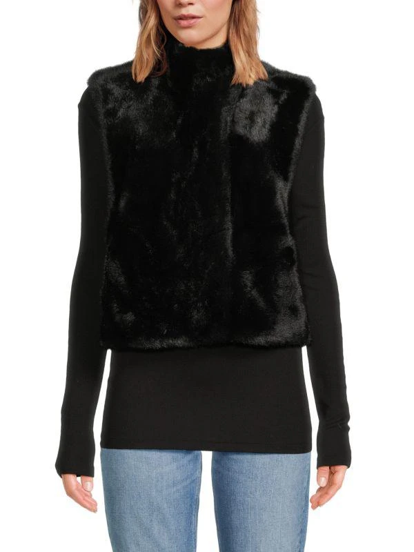 BELLE FARE Faux Fur Vest 1