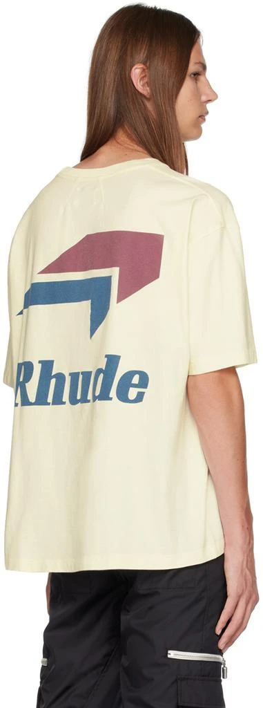 Rhude Off-White Printed T-Shirt 3
