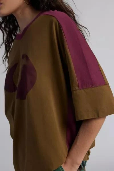 Urban Outfitters Dice Oversized V-Neck Jersey Graphic Tee 3