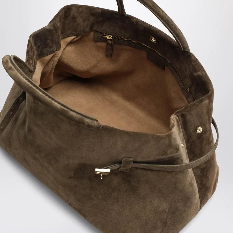 Manu Atelier Le Cambon 40 tobacco suede bag 5