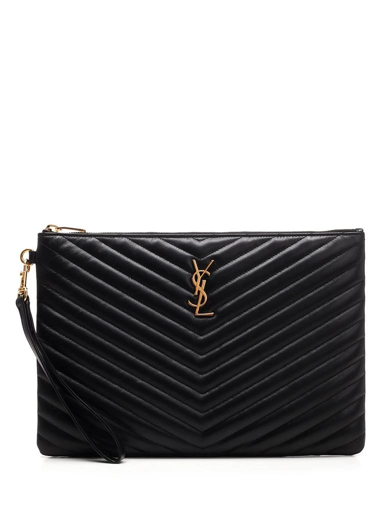 Yves Saint Laurent Saint Laurent Cassandre Matelassé Quilted Zipped Pouch 1