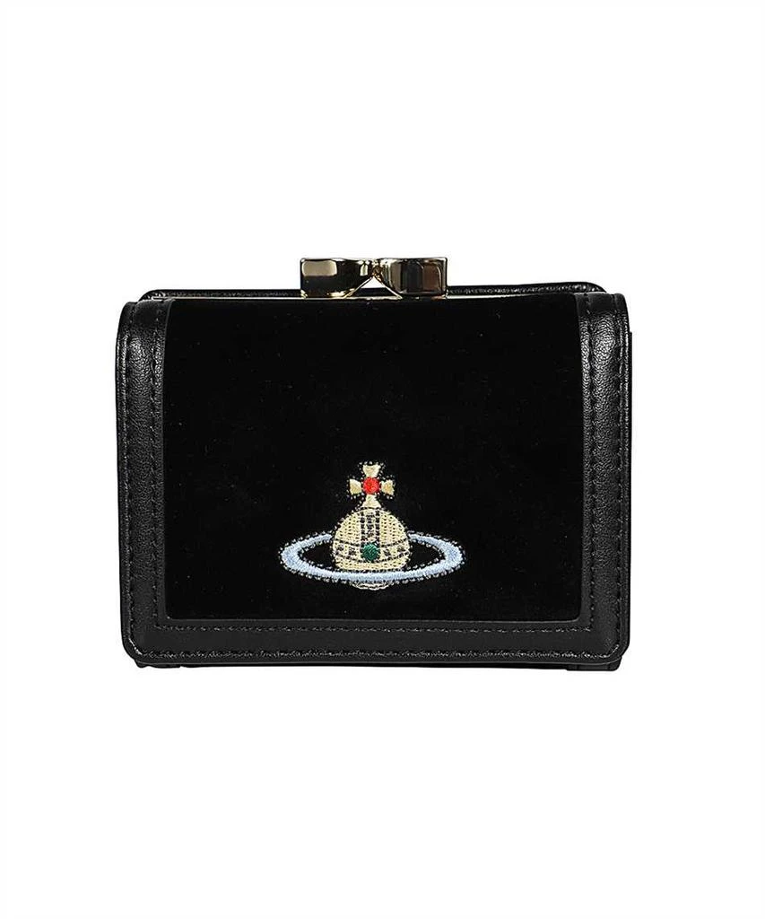 Vivienne Westwood Vivienne westwood embroidered orb small frame wallet 1