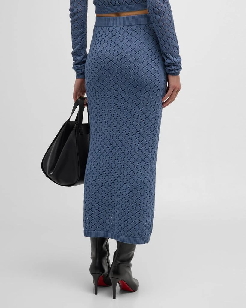 A.L.C. Addison Pointelle Knit Skirt 7