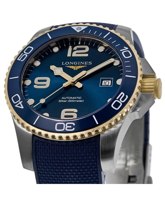 Longines Longines HydroConquest Automatic Blue Dial Rubber Strap Men's Watch L3.781.3.96.9 3